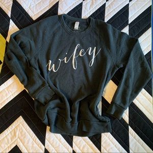 Wifey crewneck sweatshirt